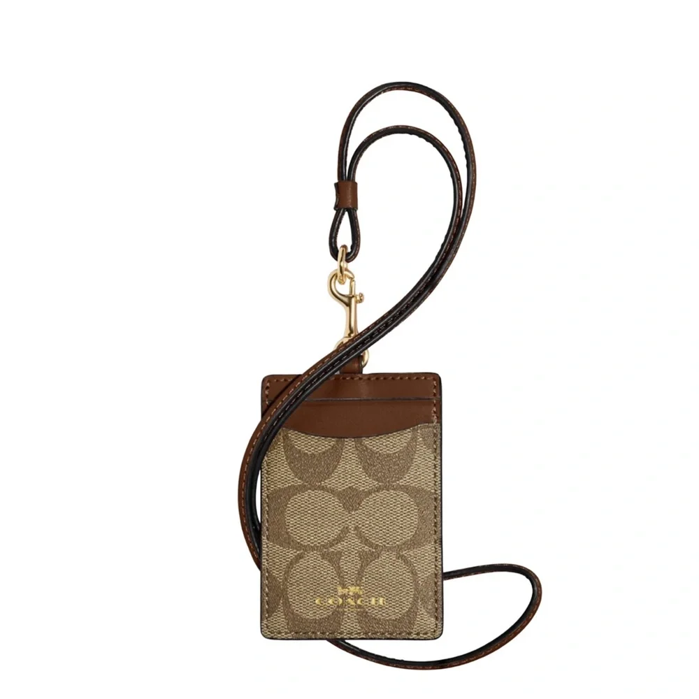 COACH Id Lanyard in Signature Canvas